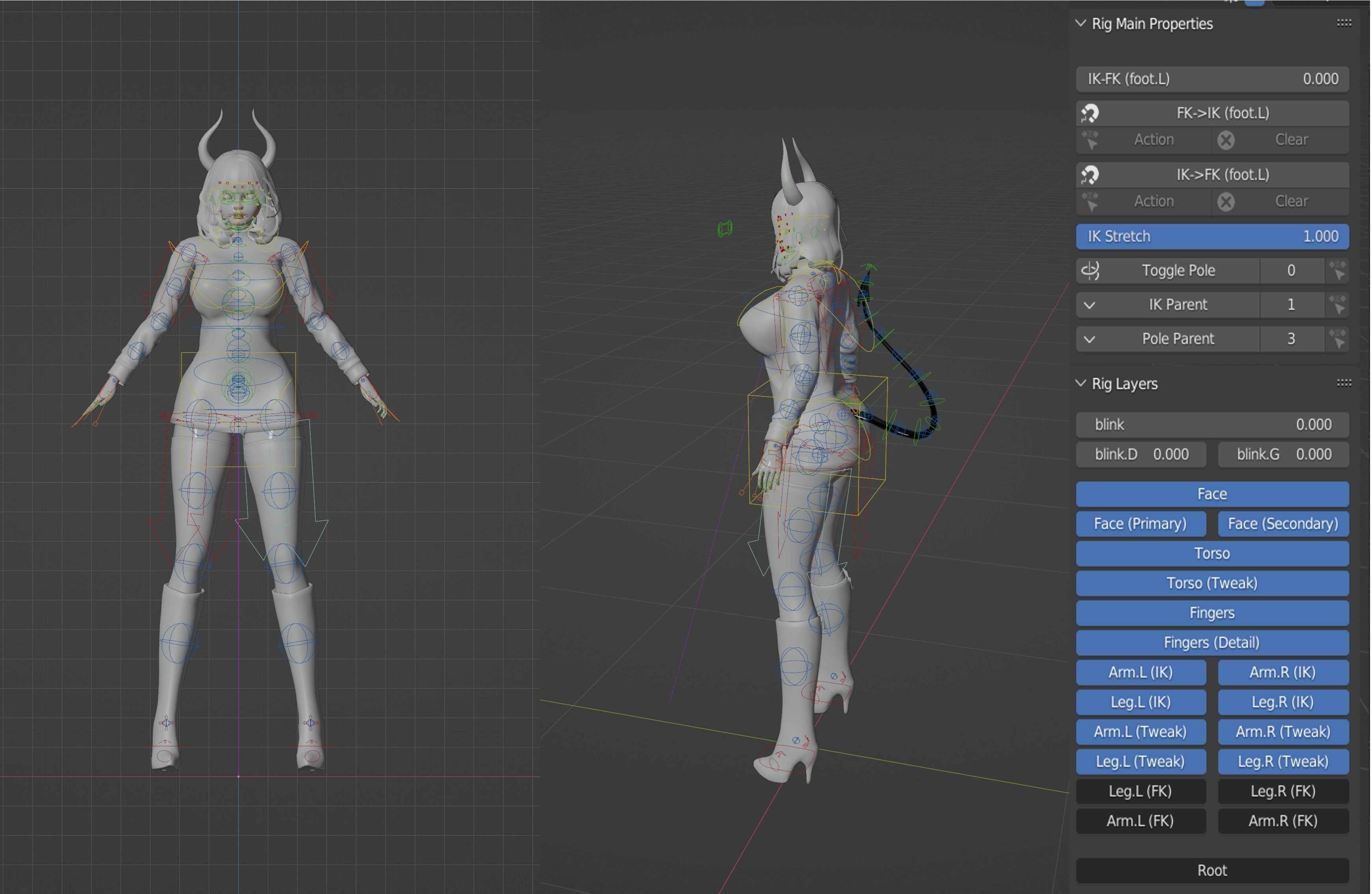 Modeus - Helltaker  3D model_6