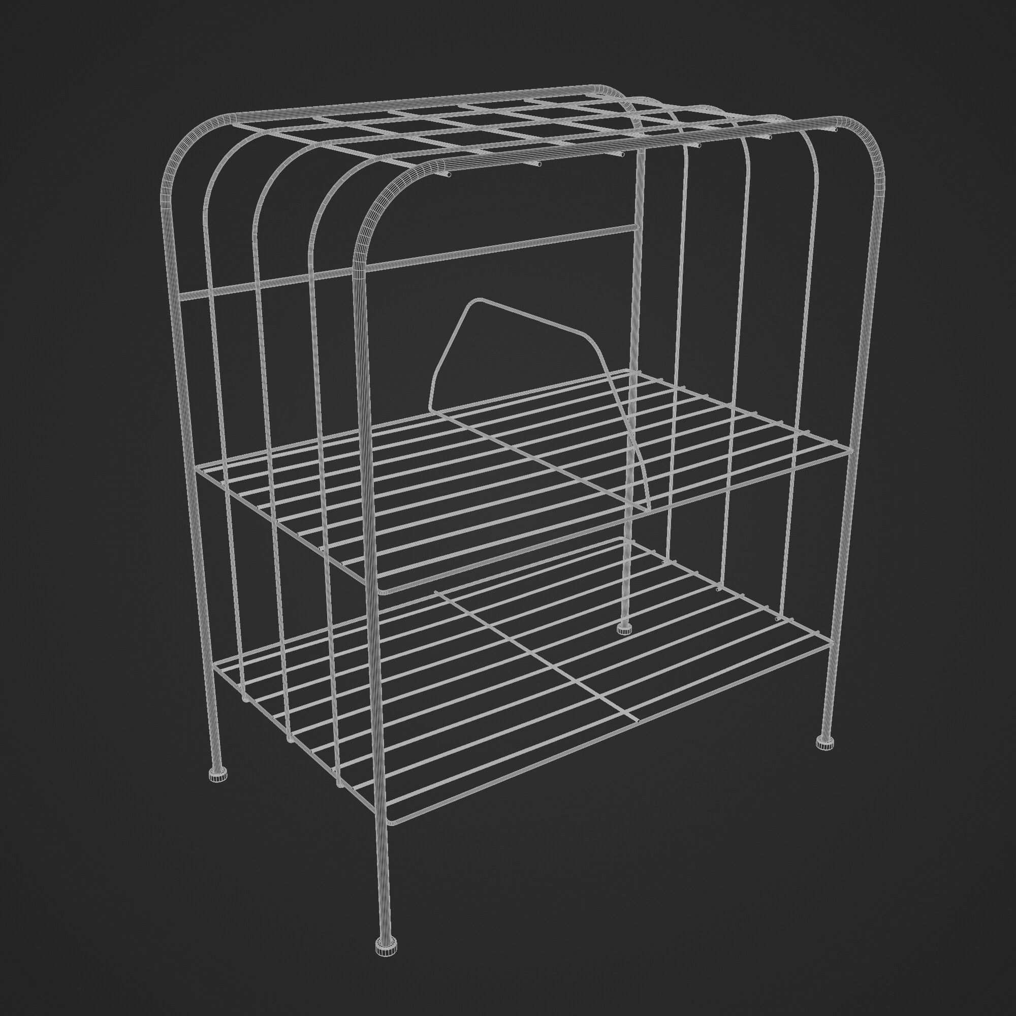 Vinyl Storage No31 with 3 Color Variations 3D model_24