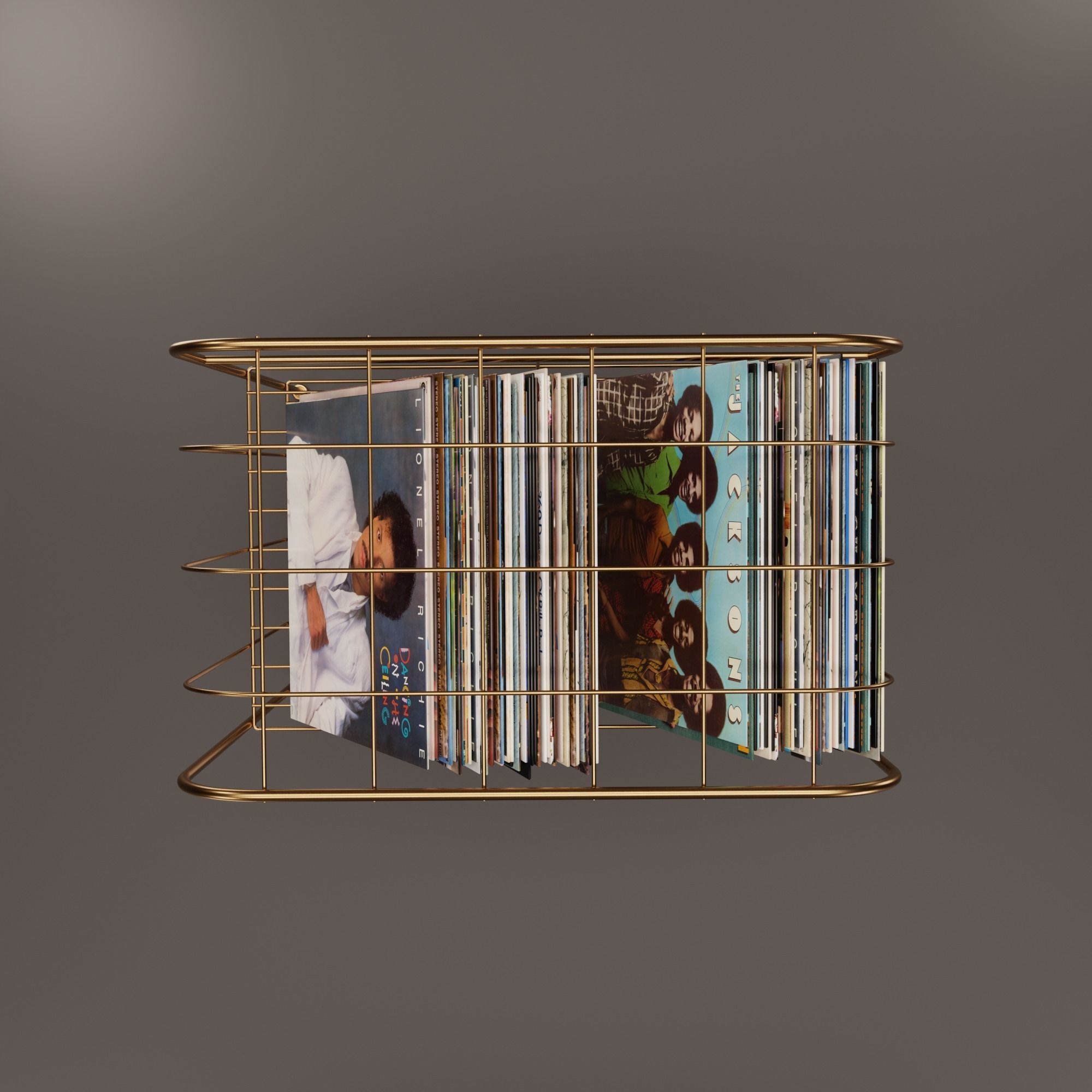 Vinyl Storage No31 with 3 Color Variations 3D model_8