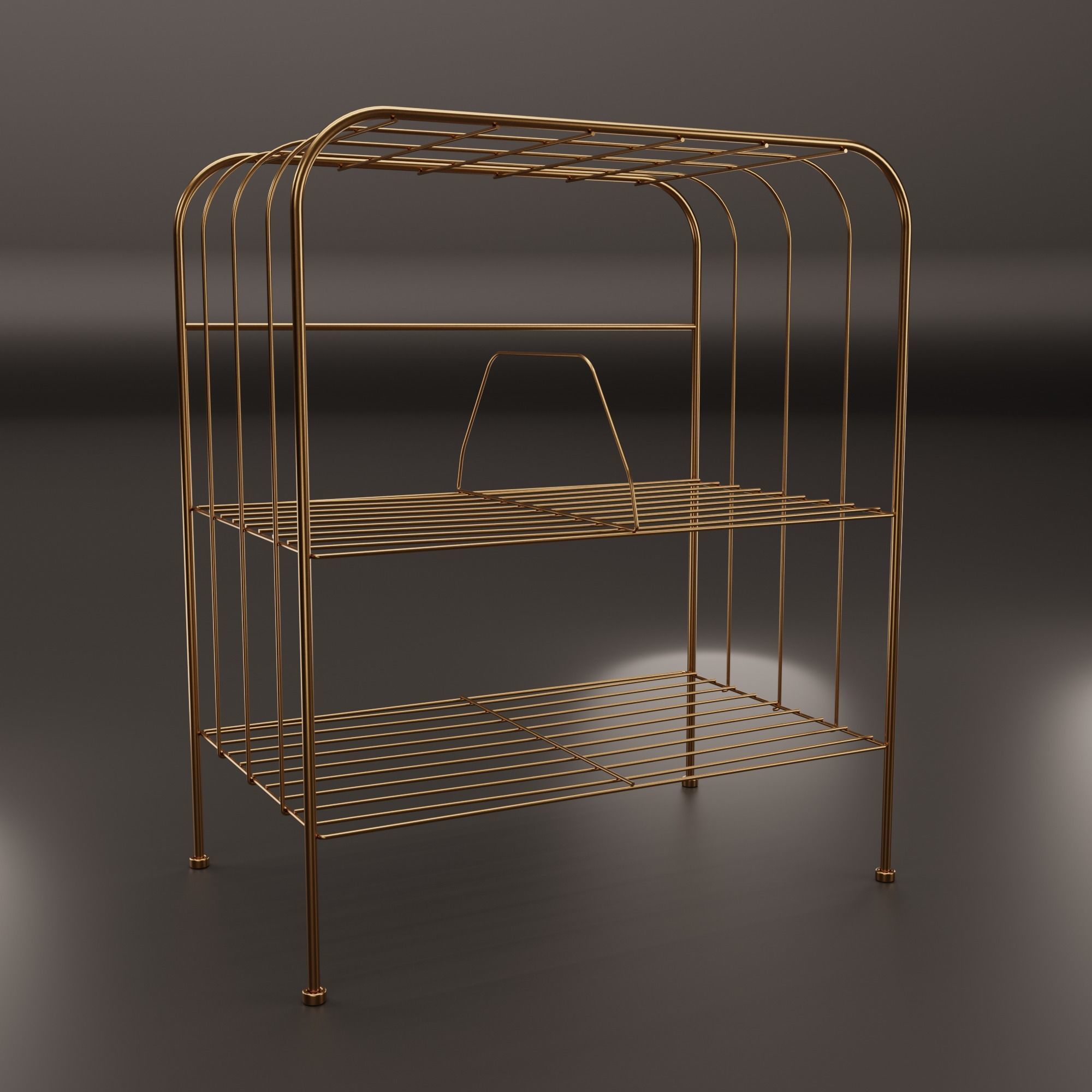 Vinyl Storage No31 with 3 Color Variations 3D model_9