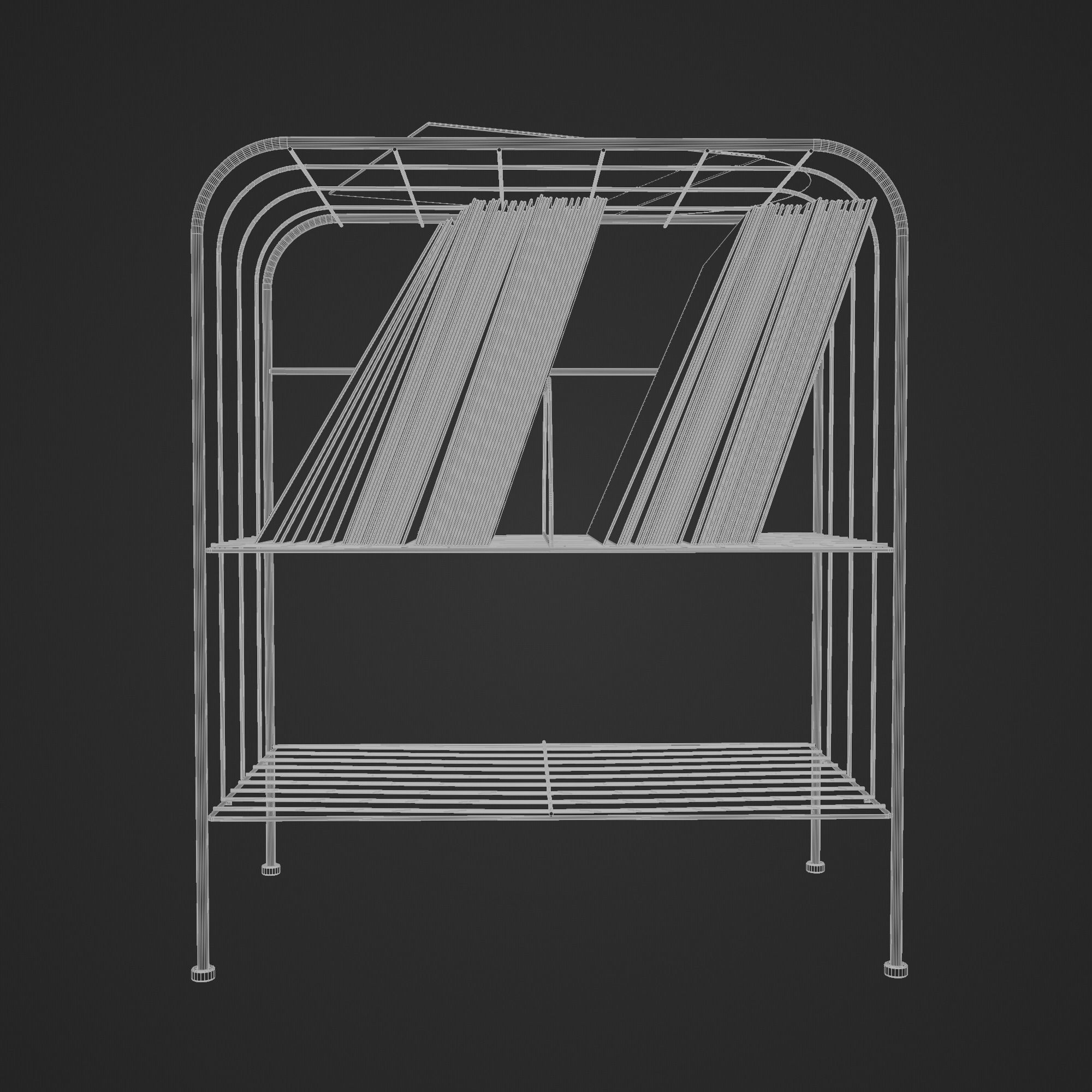 Vinyl Storage No31 with 3 Color Variations 3D model_22