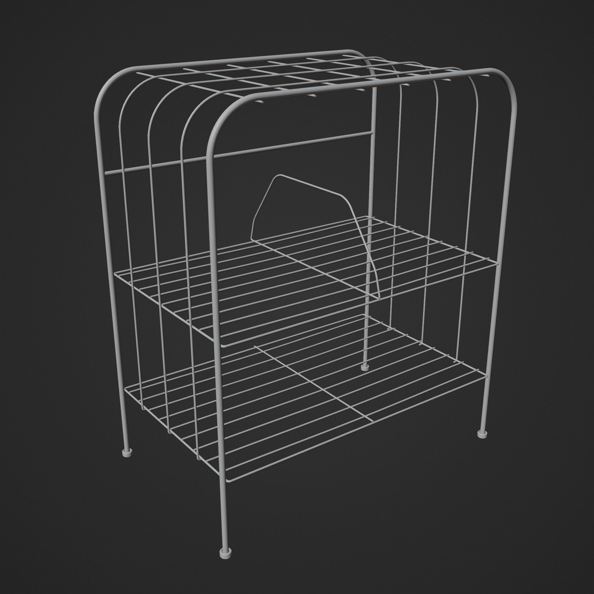 Vinyl Storage No31 with 3 Color Variations 3D model_20