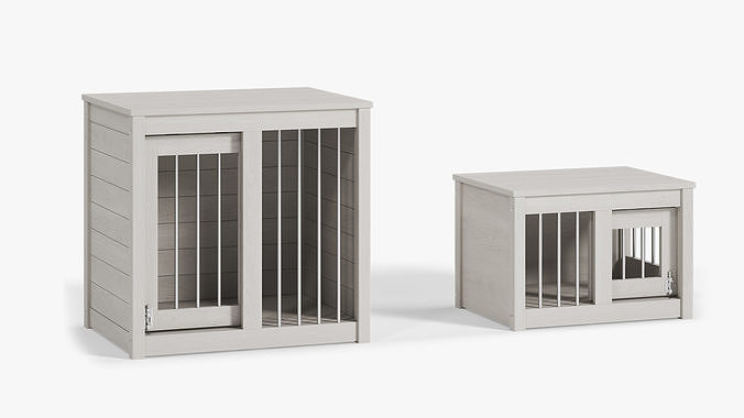 Dog kennel 3D model