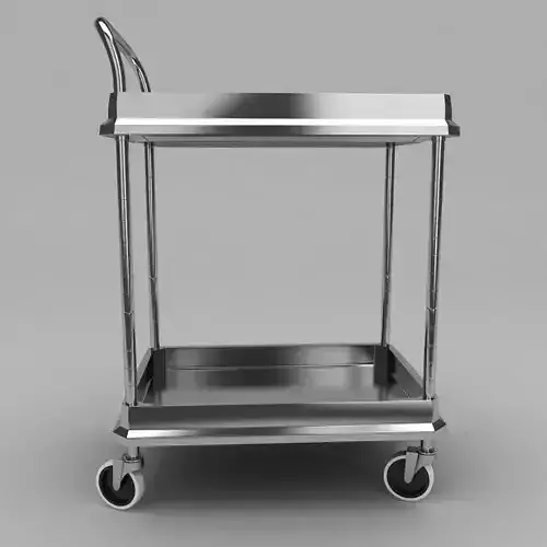 Medical trolley 3d model