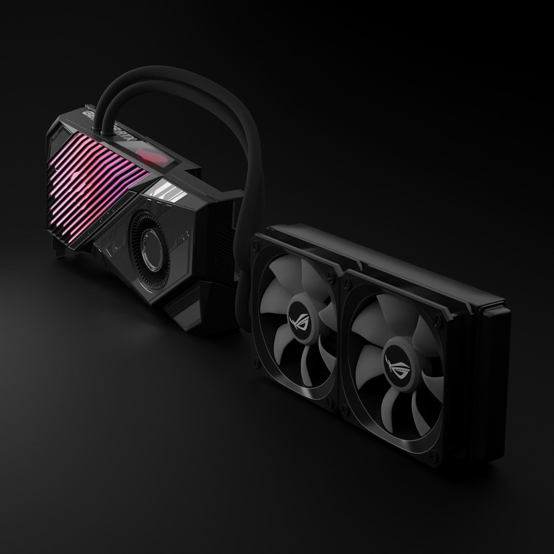 RTX 3080ti Gaming gpu ASUS 3D model_3