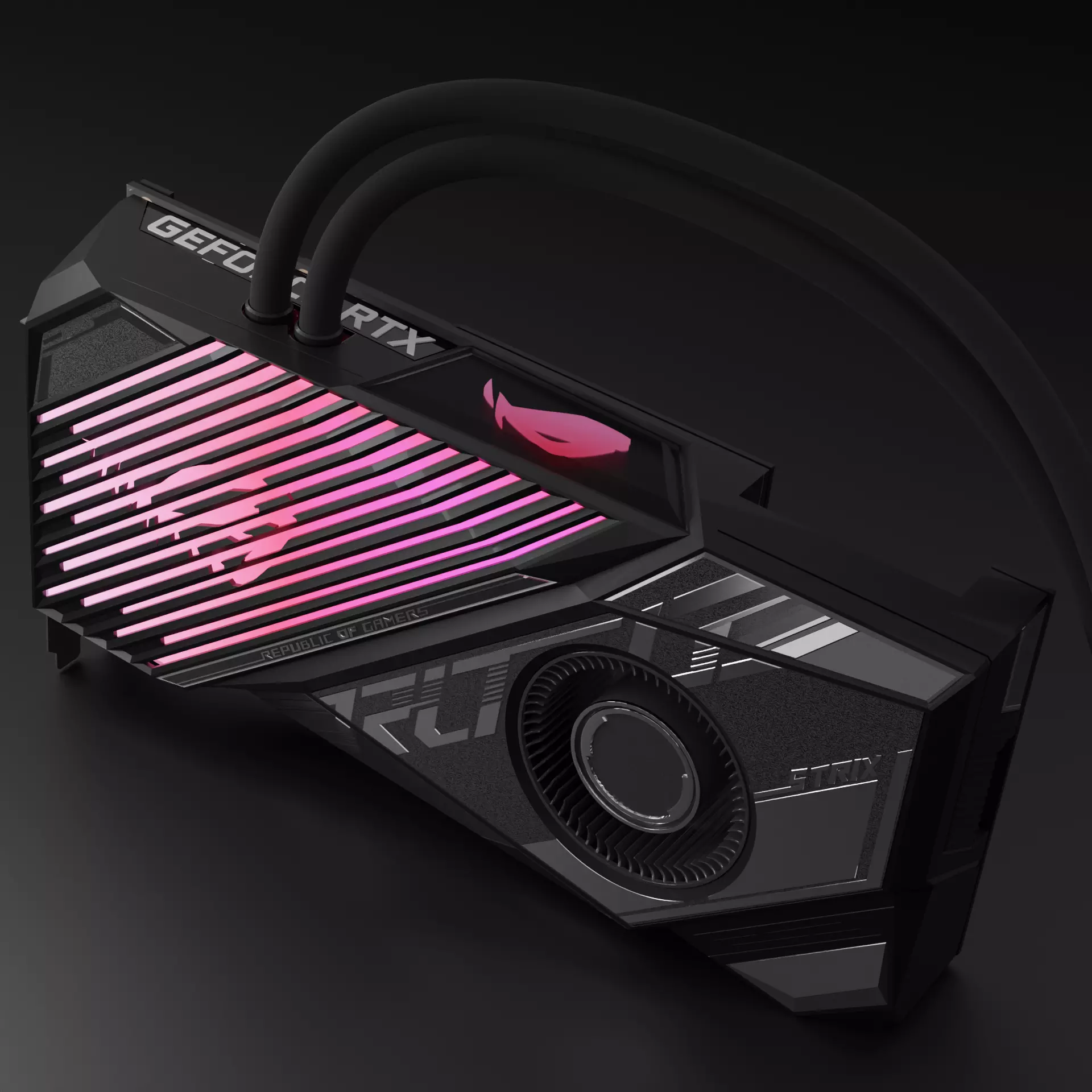 RTX 3080ti Gaming gpu ASUS 3D model_0