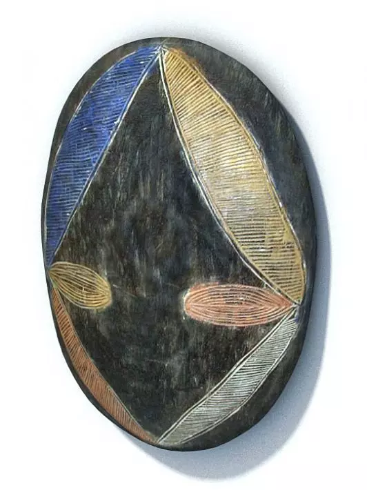 African Decorative Mask 3D model