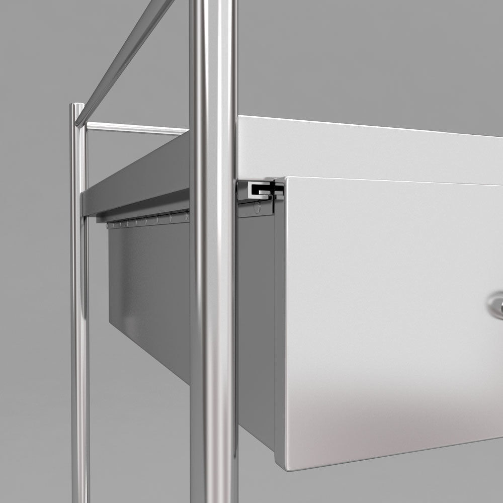 Medical trolley 3d model 3D model_6