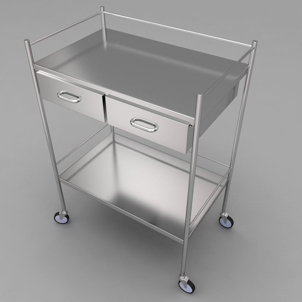 Medical trolley 3d model 3D model_1