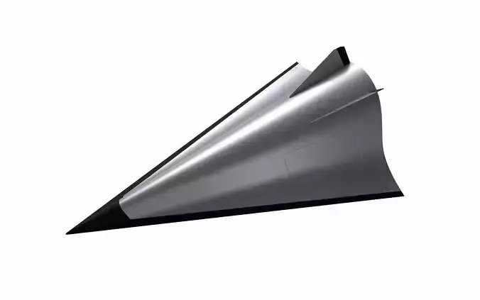 Avangard Hypersonic Glide Vehicle Low-poly 3D model
