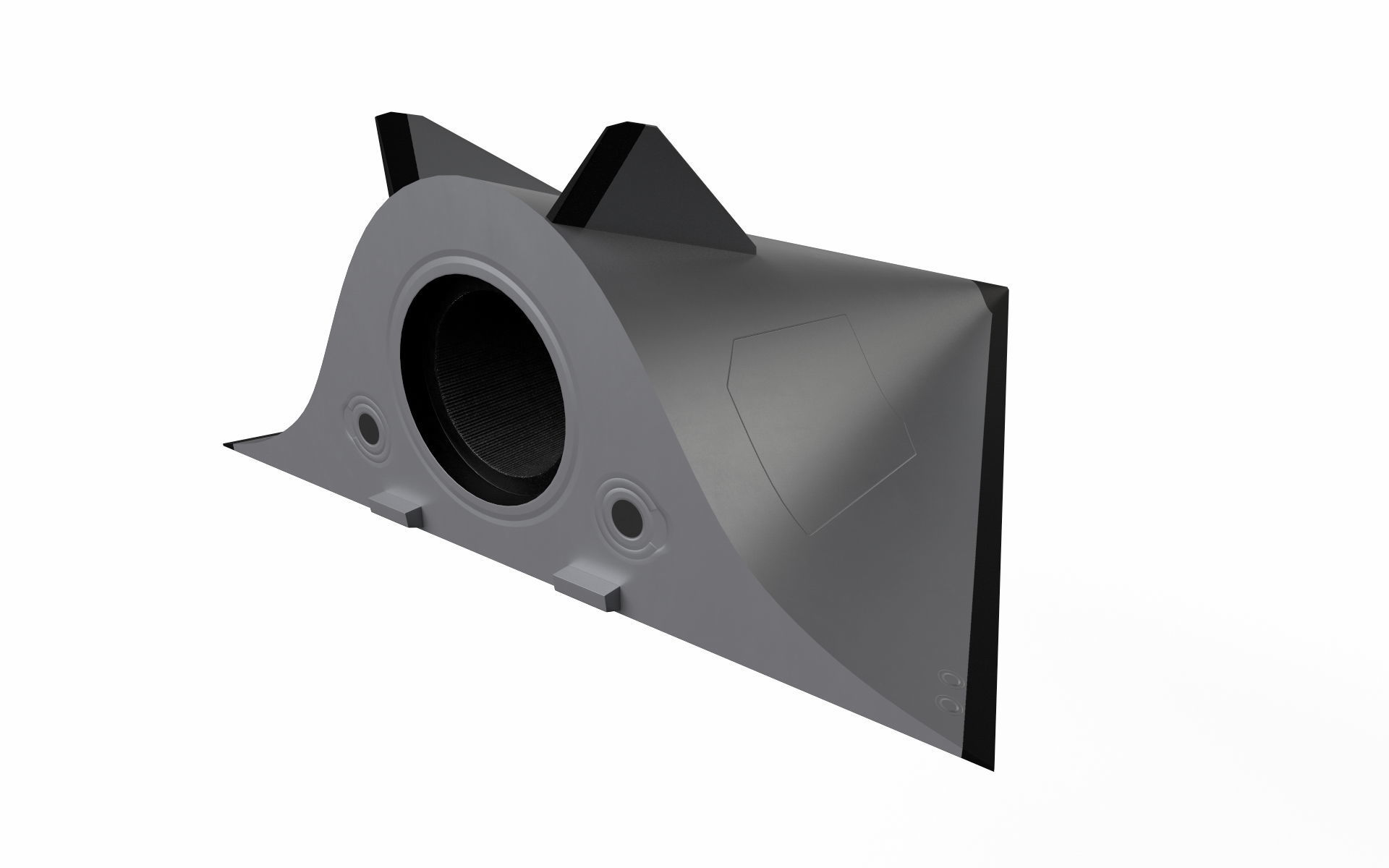 Avangard Hypersonic Glide Vehicle Low-poly 3D model_2