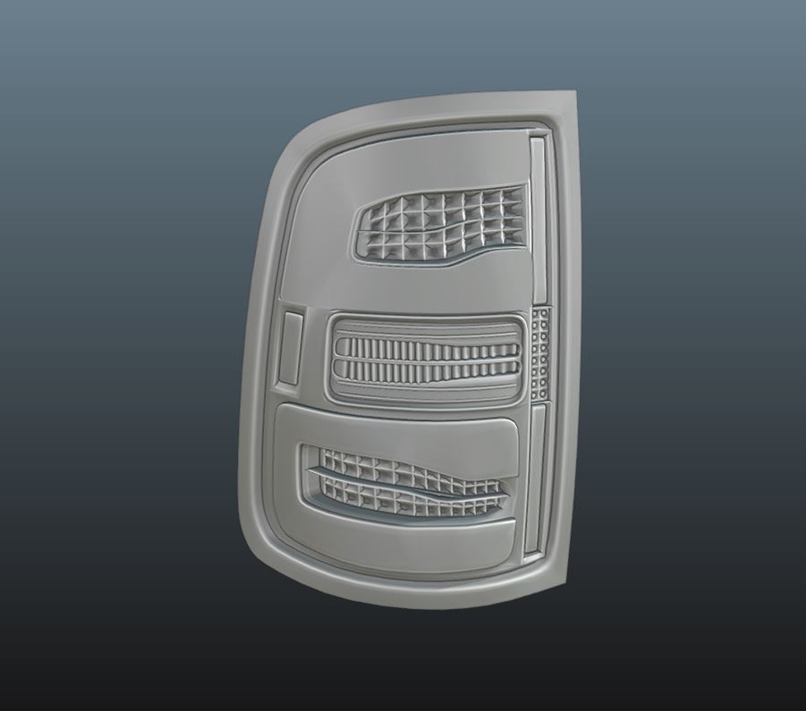 5th GEN RAM CUSTOM TAIL-LIGHTS 3D model_3