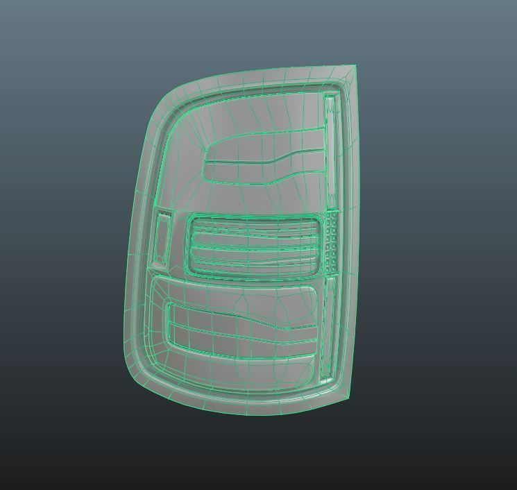 5th GEN RAM CUSTOM TAIL-LIGHTS 3D model_2