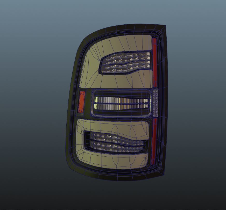 5th GEN RAM CUSTOM TAIL-LIGHTS 3D model_6