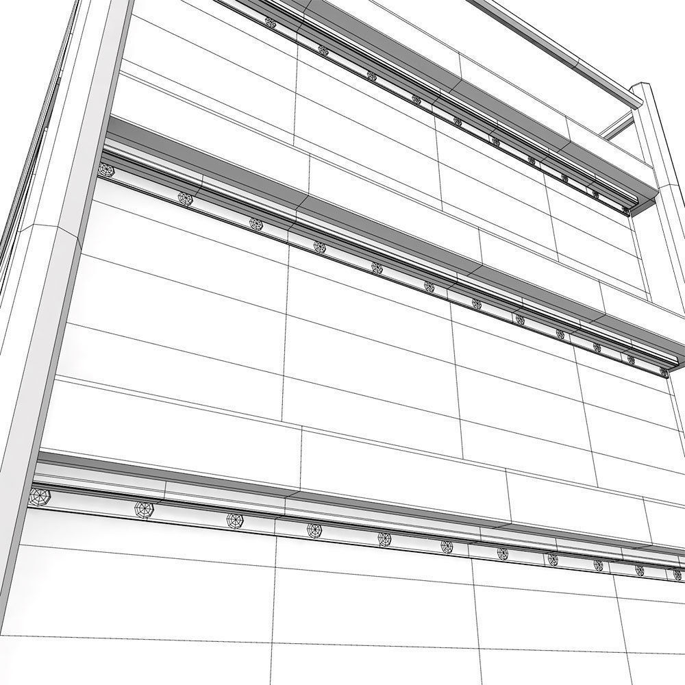 Medical trolley 3d model 3D model_6