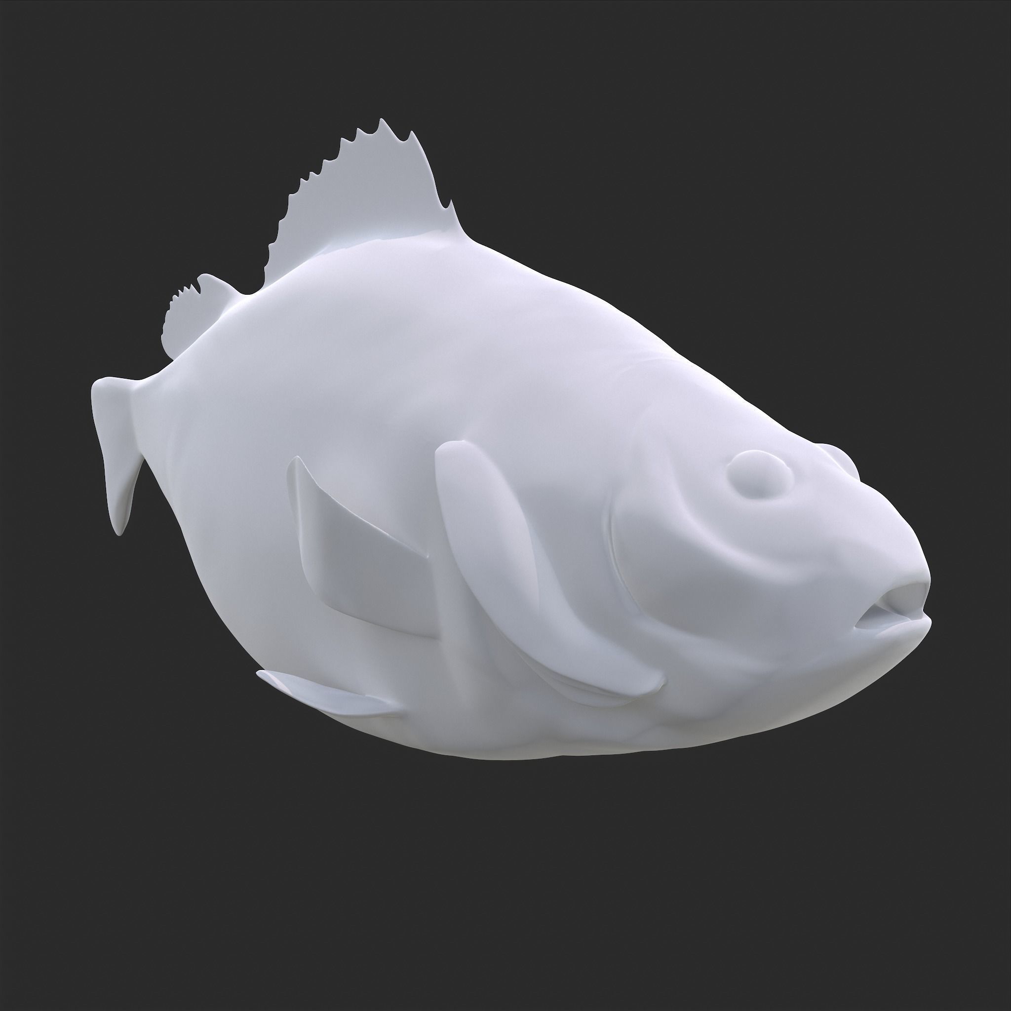 Perch 3D Print fish 3D print model_3