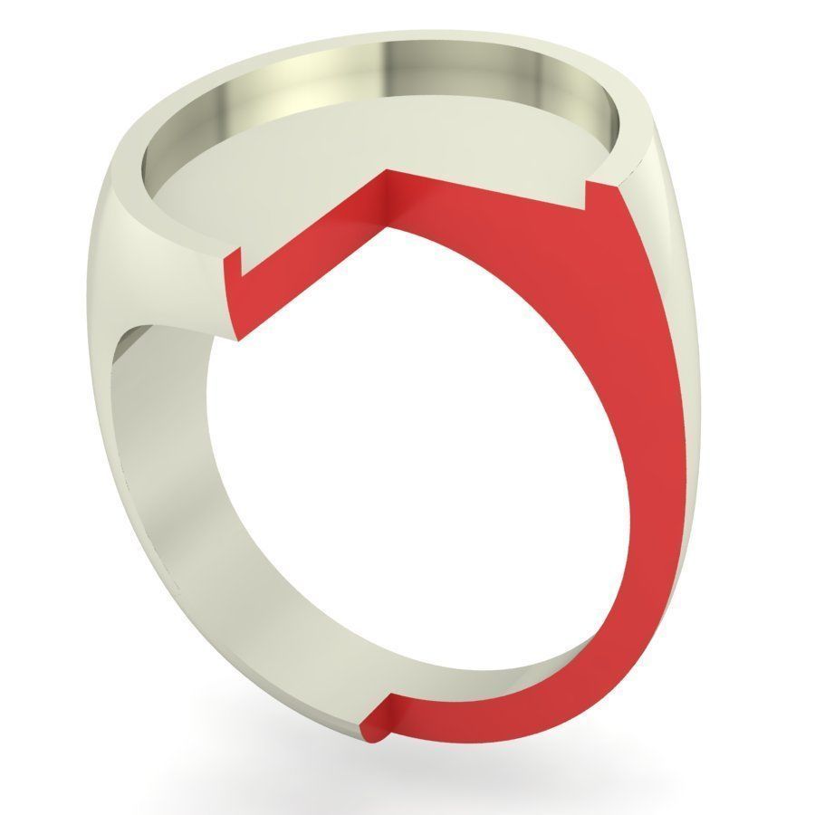 Signet rings set 10 shapes 3060 pieses MEGA pack 3D Model Collection_13