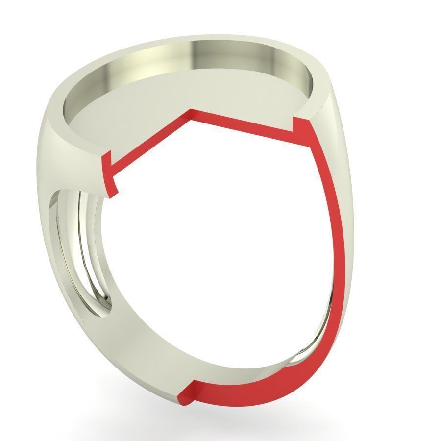 Signet rings set 10 shapes 3060 pieses MEGA pack 3D Model Collection_17