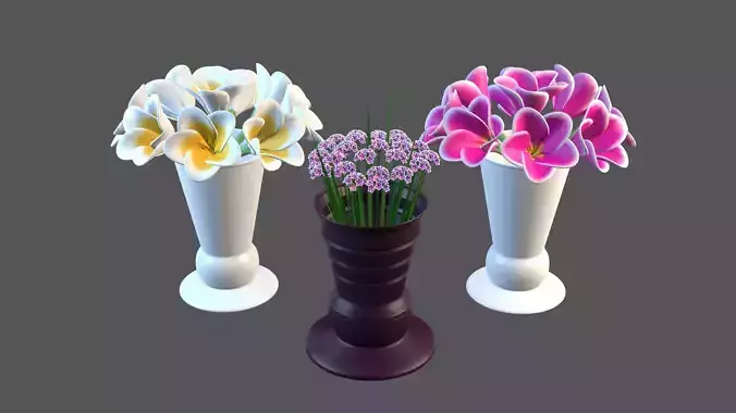 Decor bouquet of flowers in a vase