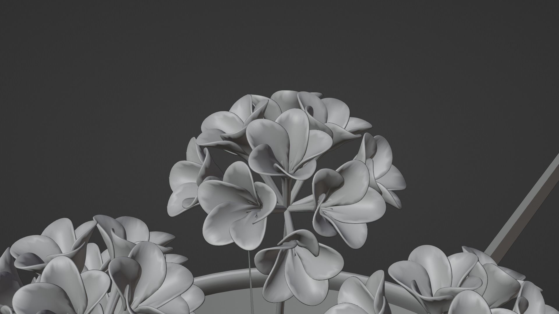 Decor bouquet of flowers in a vase 3D Model Collection_21