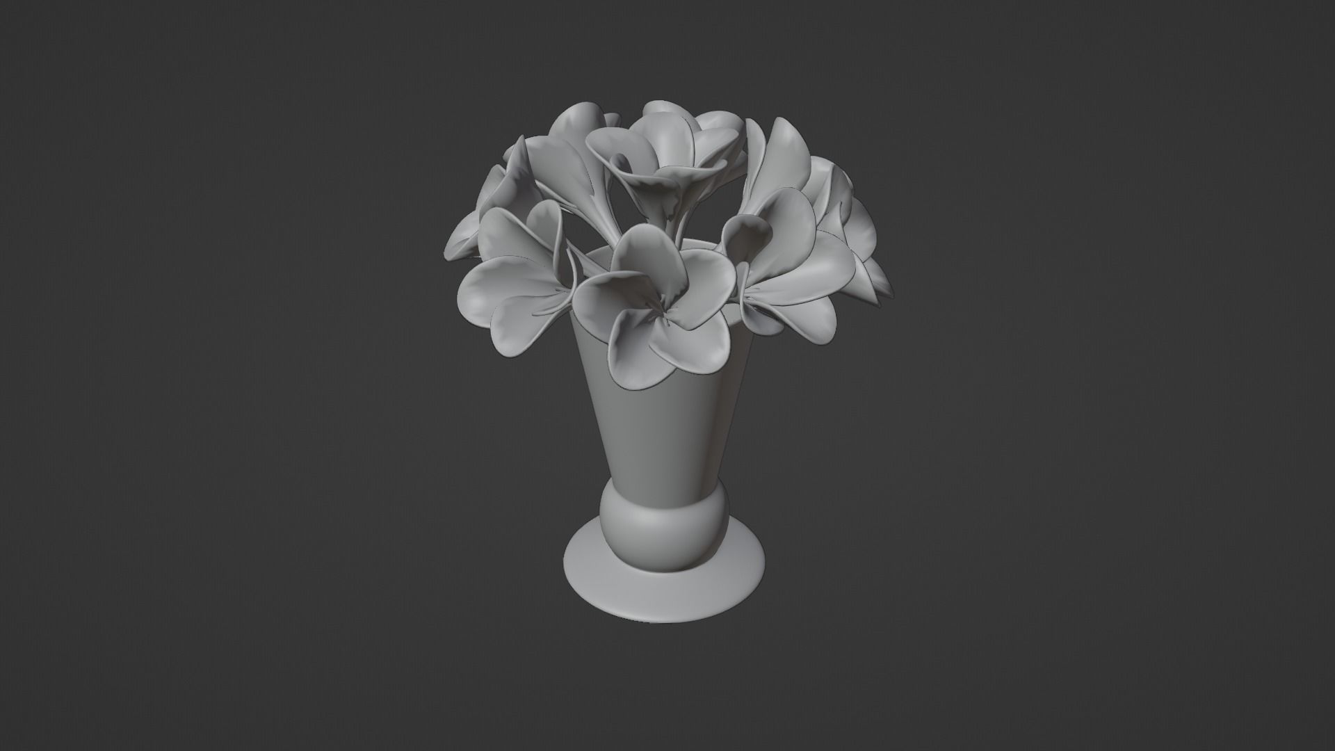 Decor bouquet of flowers in a vase 3D Model Collection_10