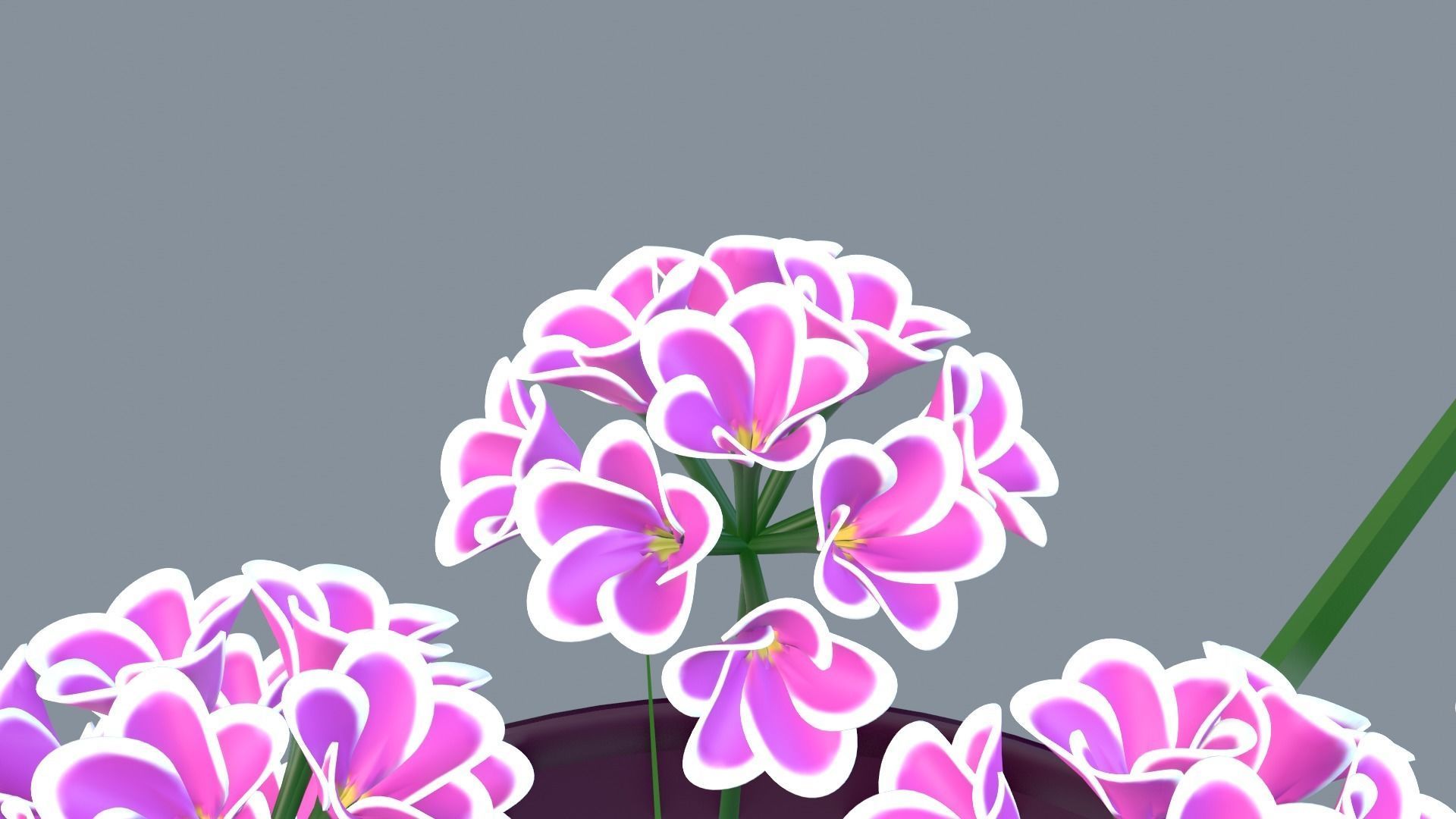 Decor bouquet of flowers in a vase 3D Model Collection_22