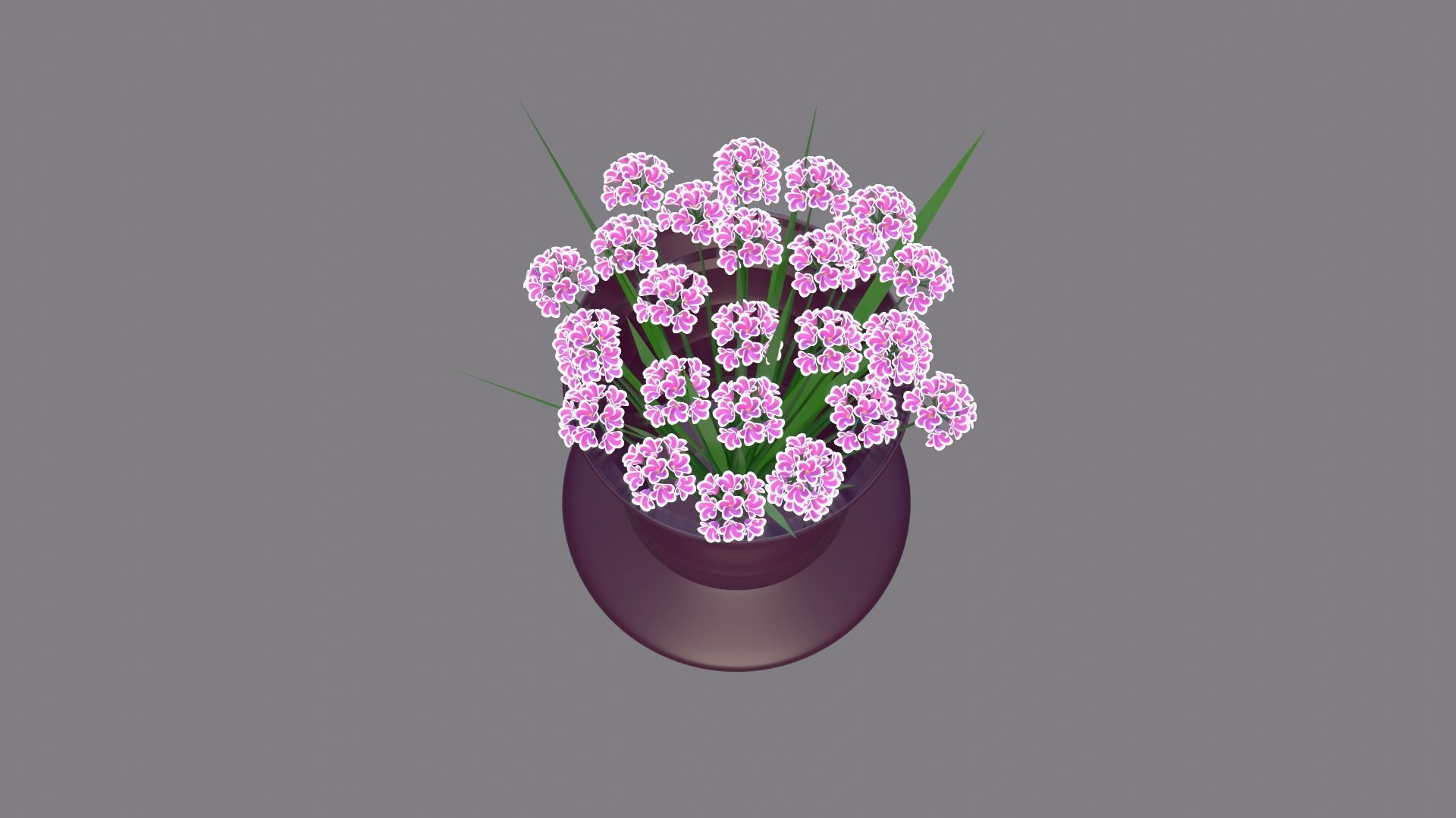 Decor bouquet of flowers in a vase 3D Model Collection_29