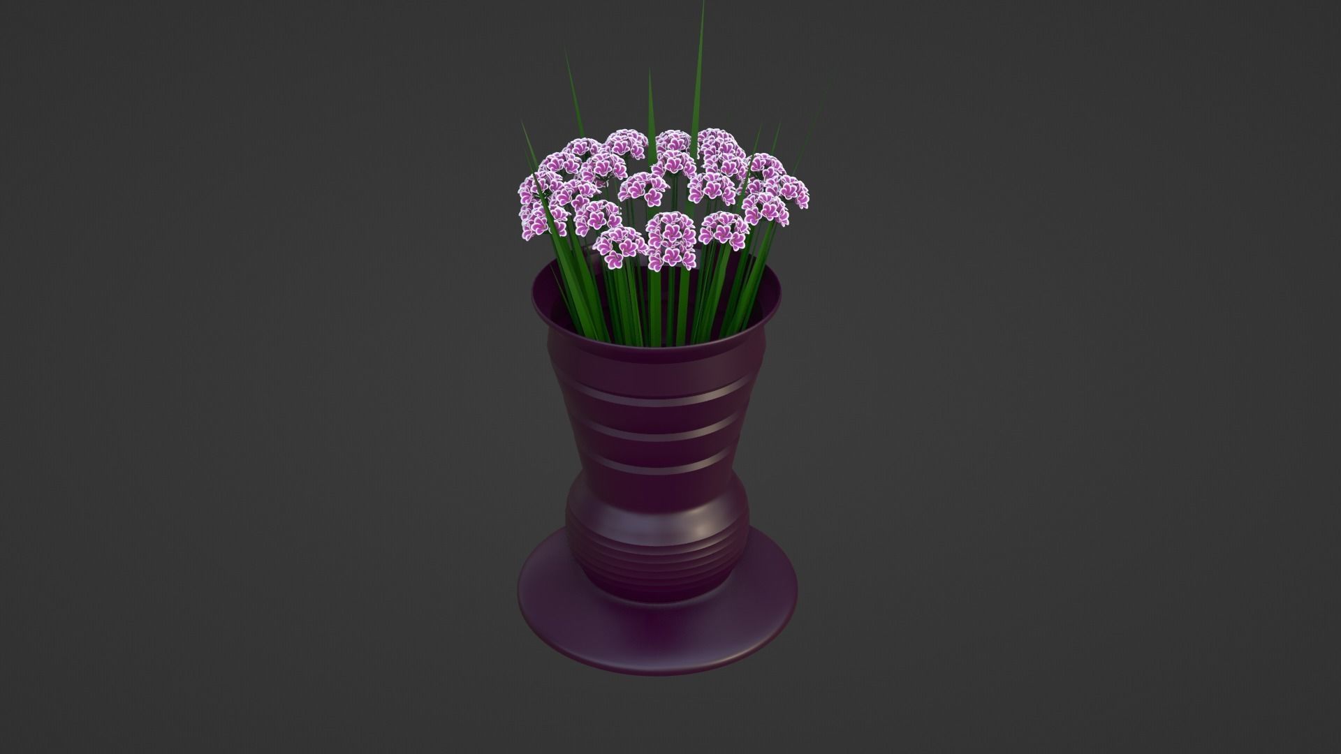 Decor bouquet of flowers in a vase 3D Model Collection_34