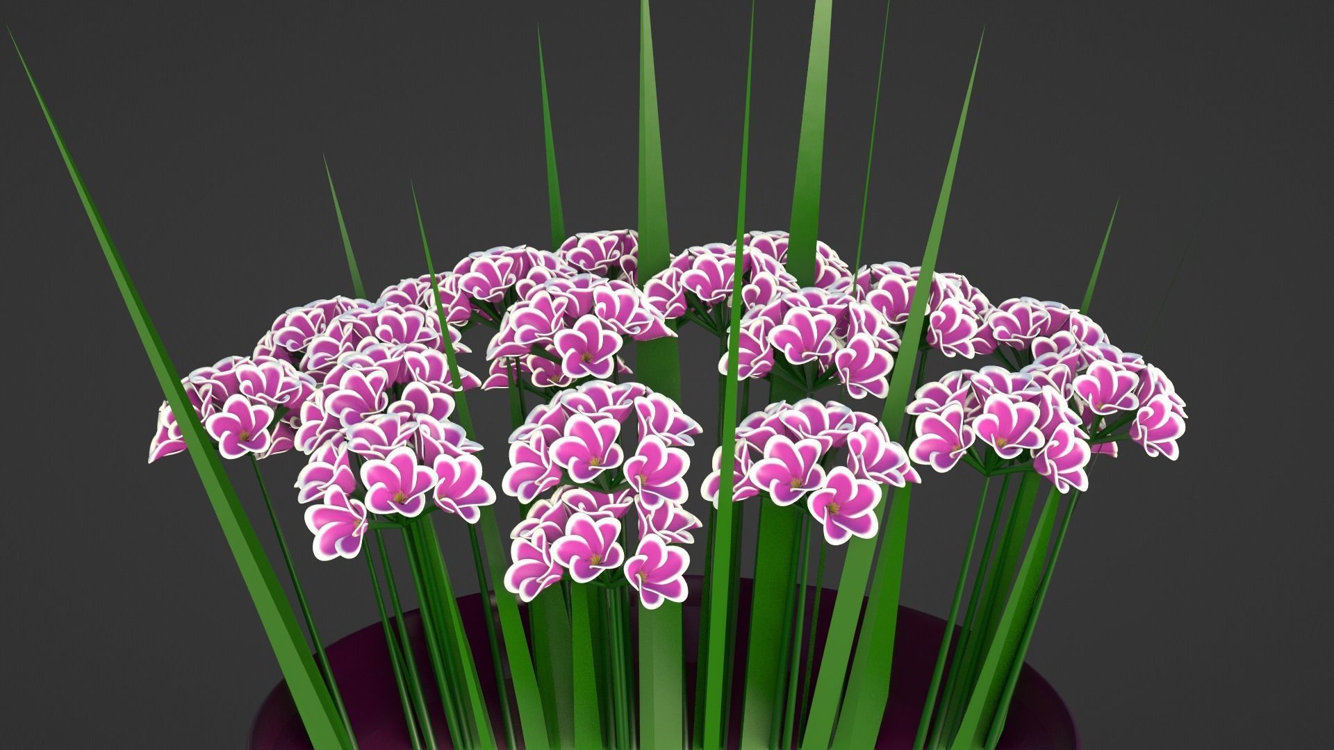 Decor bouquet of flowers in a vase 3D Model Collection_28
