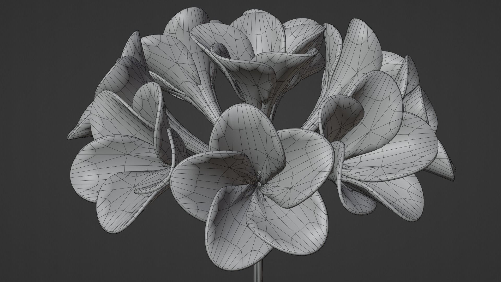 Decor bouquet of flowers in a vase 3D Model Collection_16