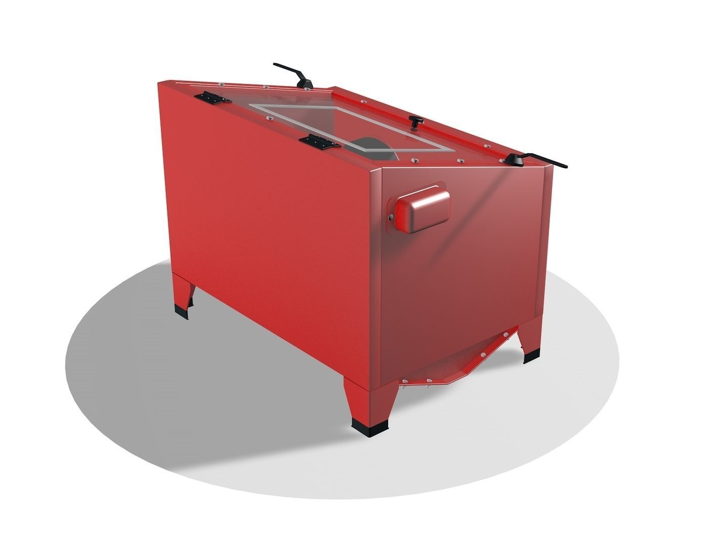 Sandblasting machine 3D model_2