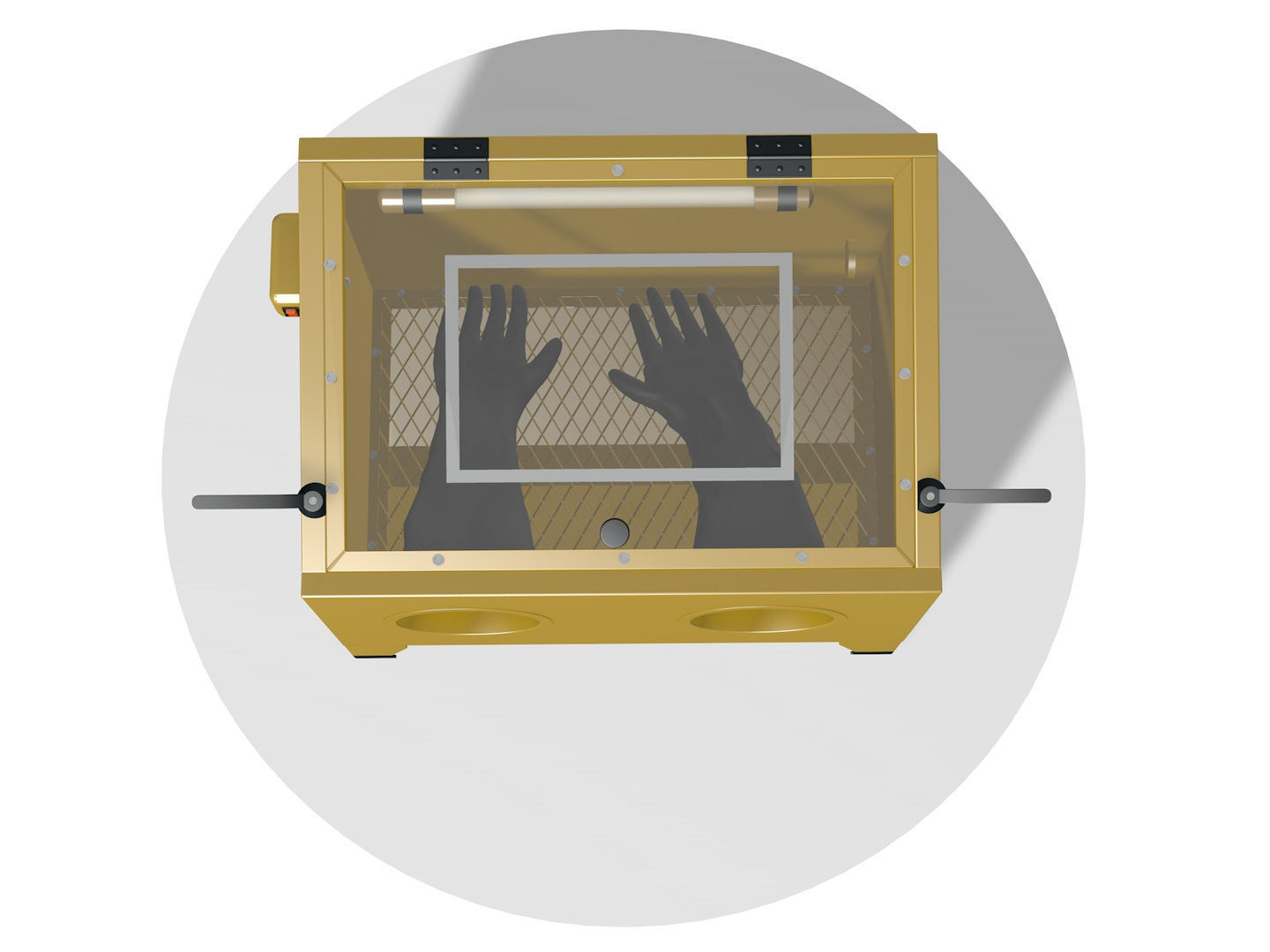 Sandblasting machine 3D model_5