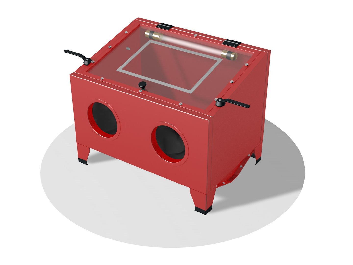 Sandblasting machine 3D model_4