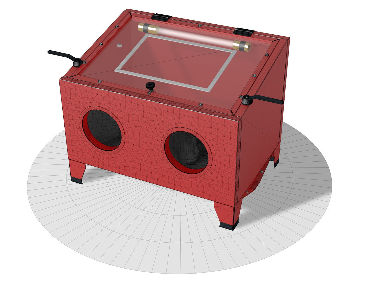 Sandblasting machine 3D model_7