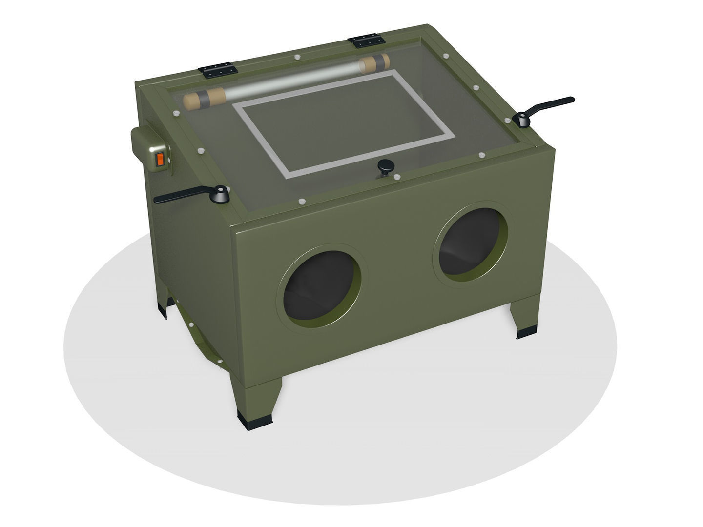 Sandblasting machine 3D model_1