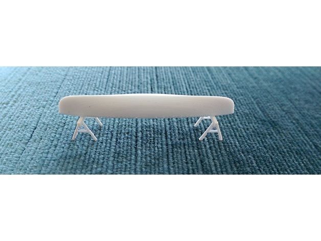 h0 sawhorse scale h0 1-87  3D print model_3