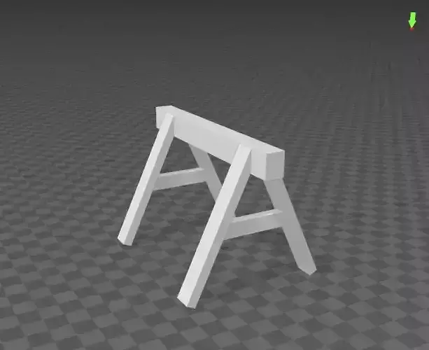 h0 sawhorse scale h0 1-87  3D print model