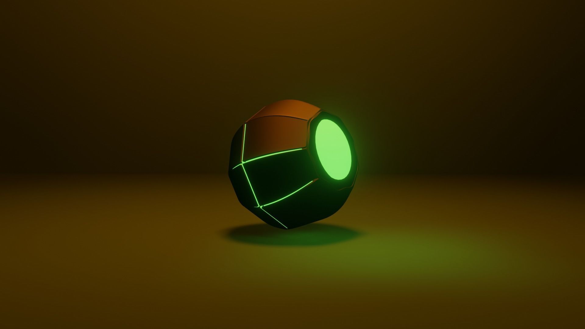 Pumpkin Bomb    Green Goblins Grenade 3D model_2