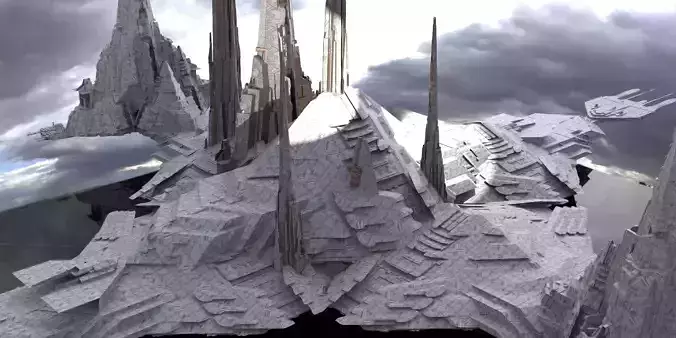 Mothership Colossal Halls Towers 4