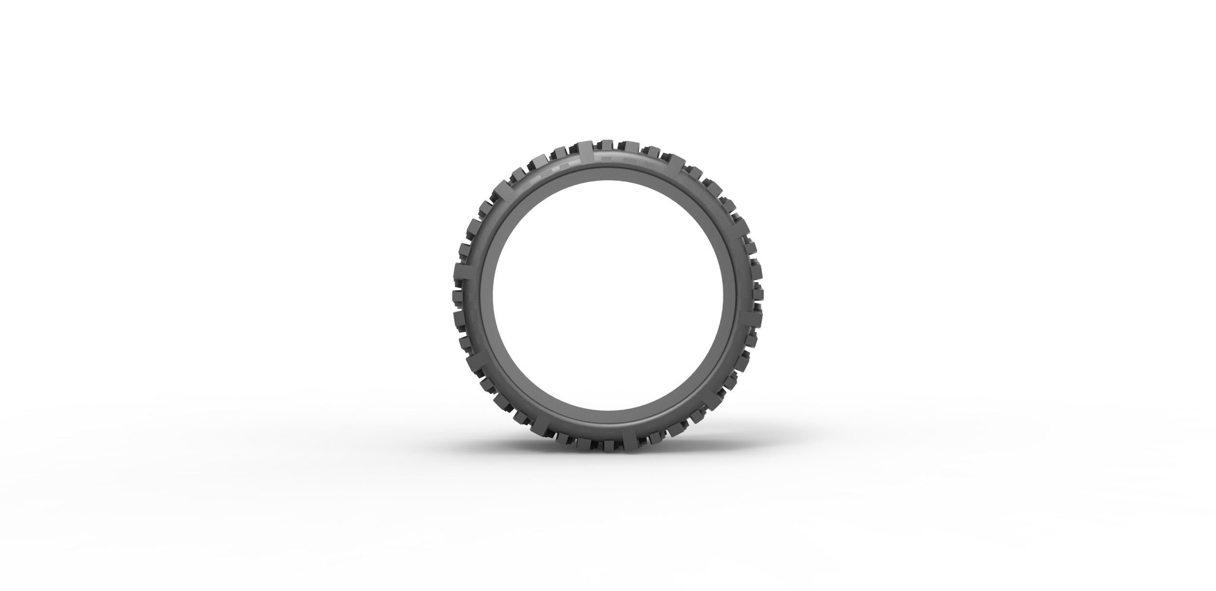 Super Swamper Bogger tire Ring 3D print model_4