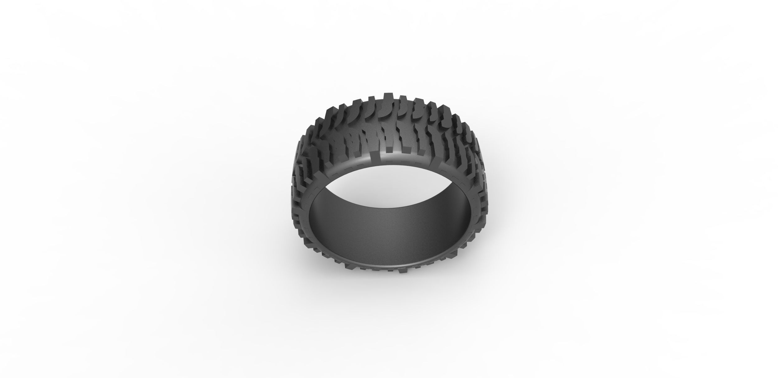 Super Swamper Bogger tire Ring 3D print model_5