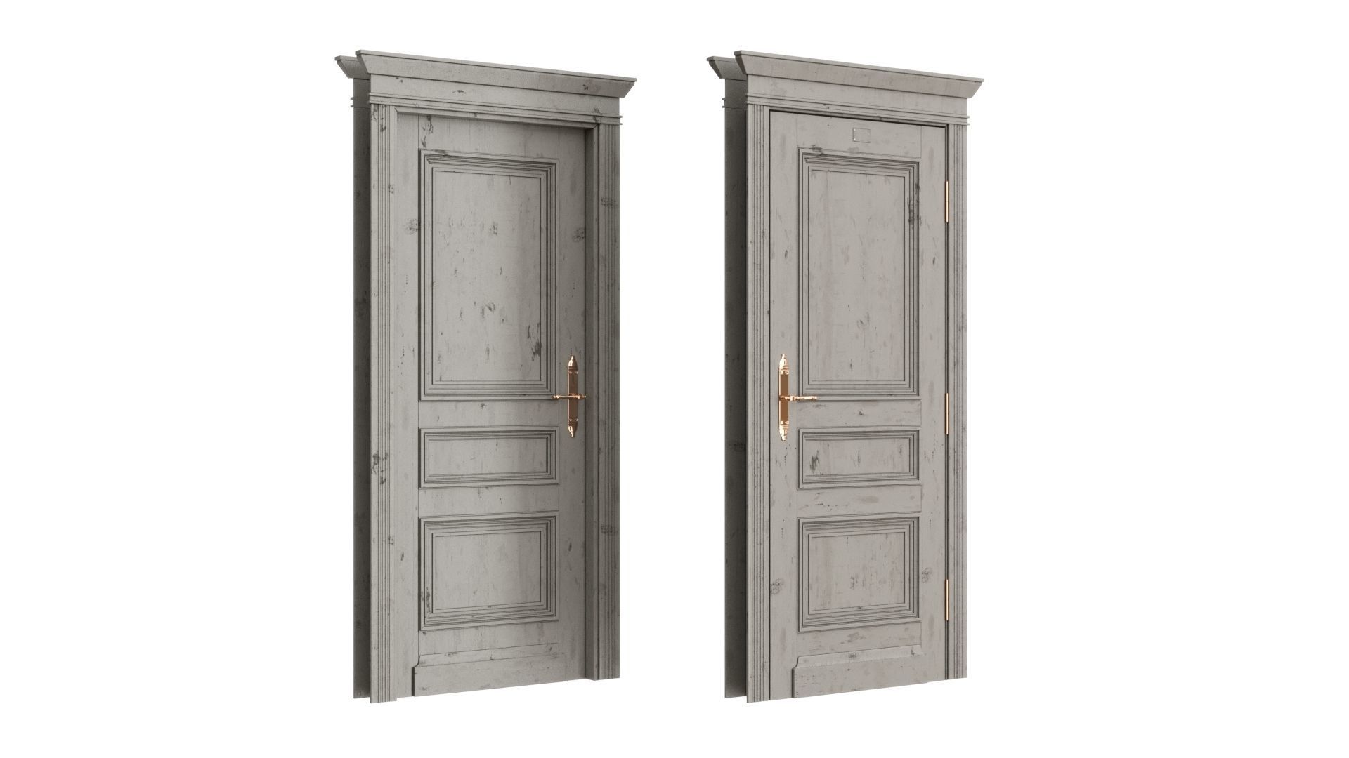 Doors Brothers French door 2 3D model_4
