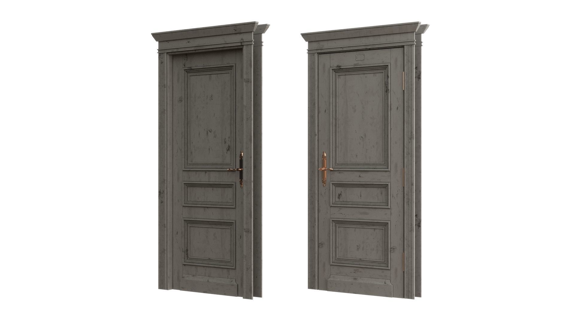 Doors Brothers French door 2 3D model_5