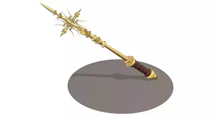 X mace X High Poly golden wand