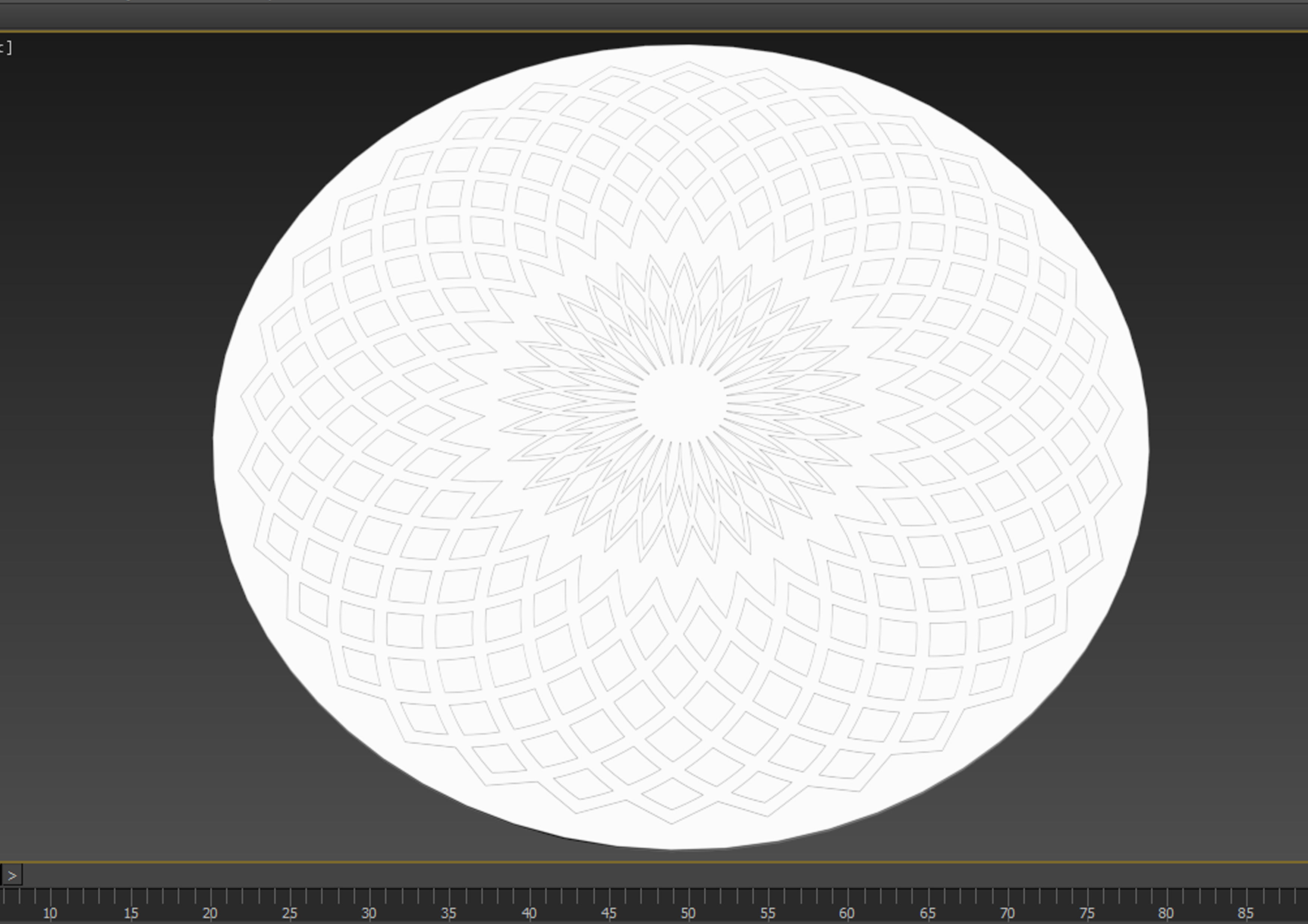 Flooring design Medallion 3d and vector file 3D model_6