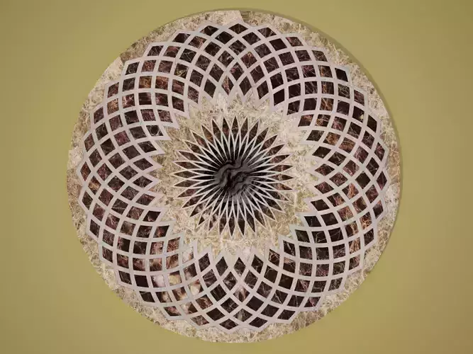 Flooring design Medallion 3d and vector file