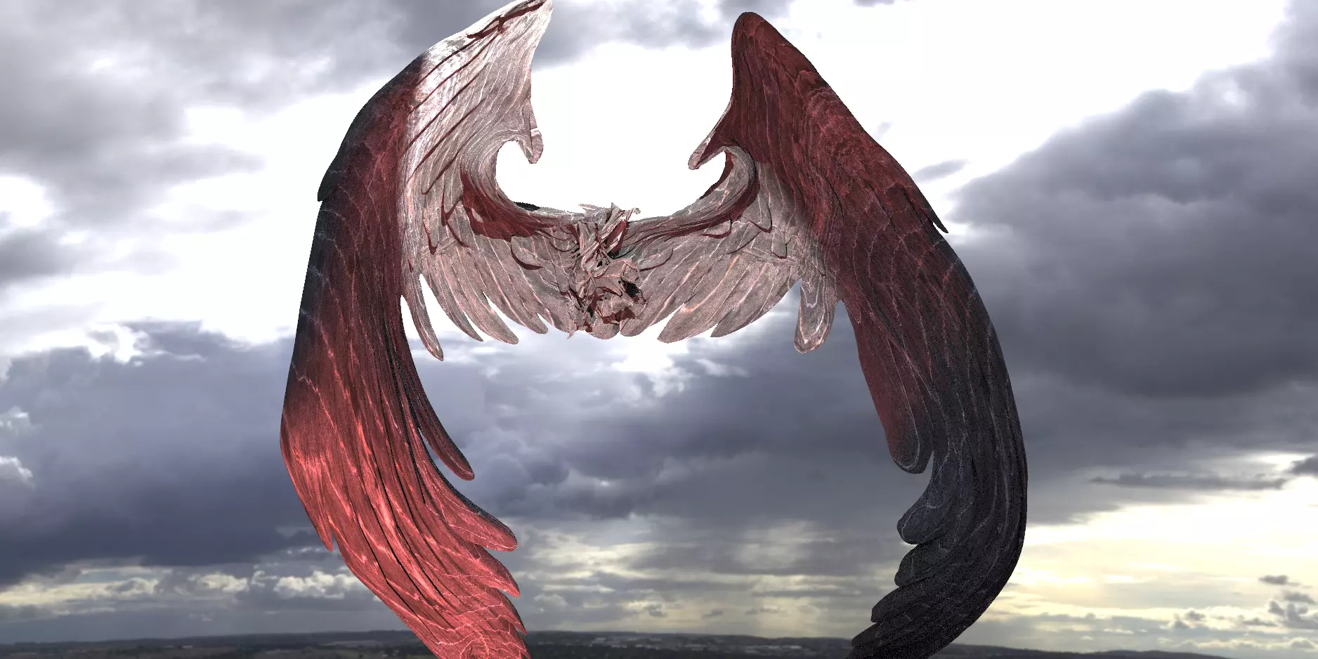 Dark Angel Wings 2  3D model_0