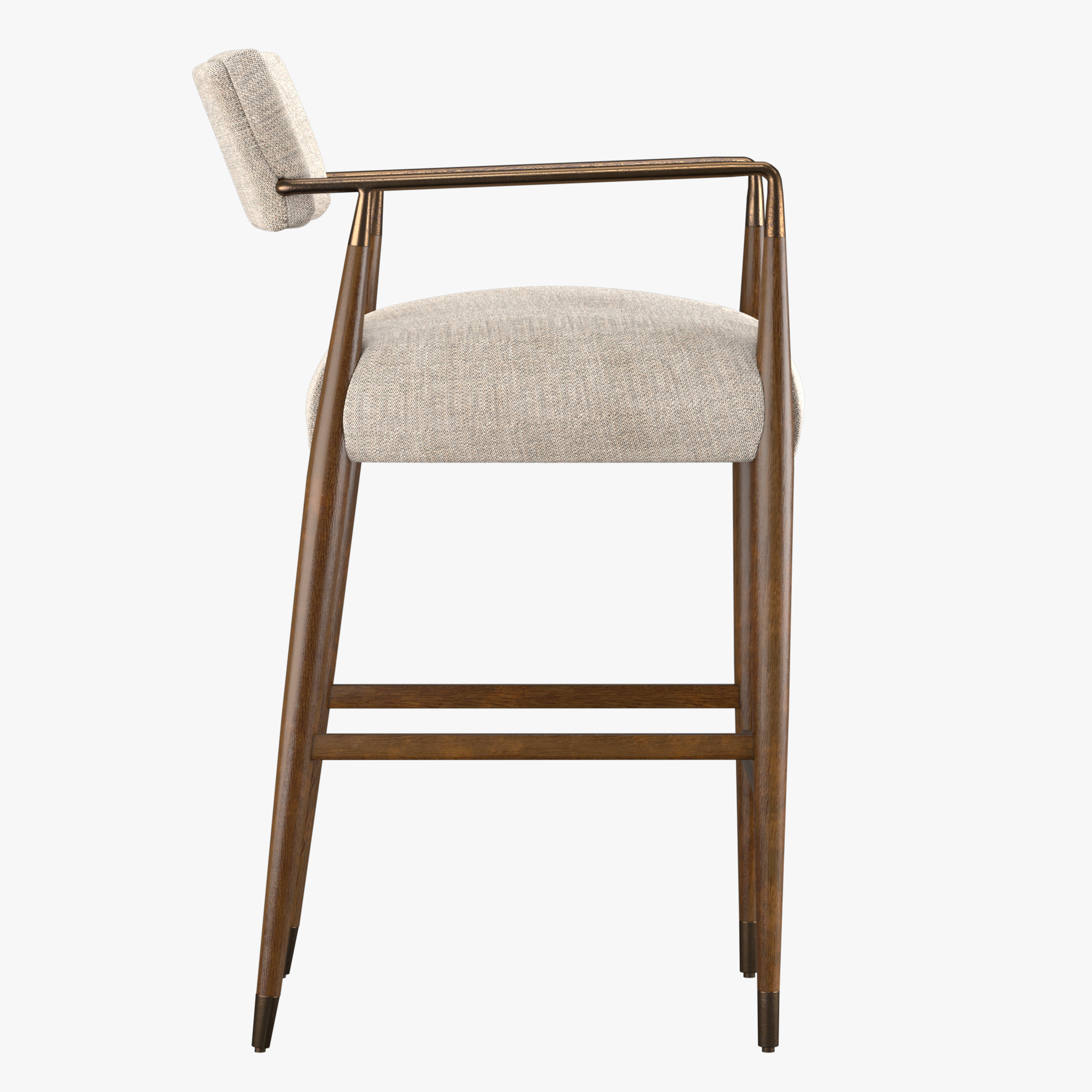 Waldon Thames Coal Bar Stool - Waldon Counter Stool 3D model_11