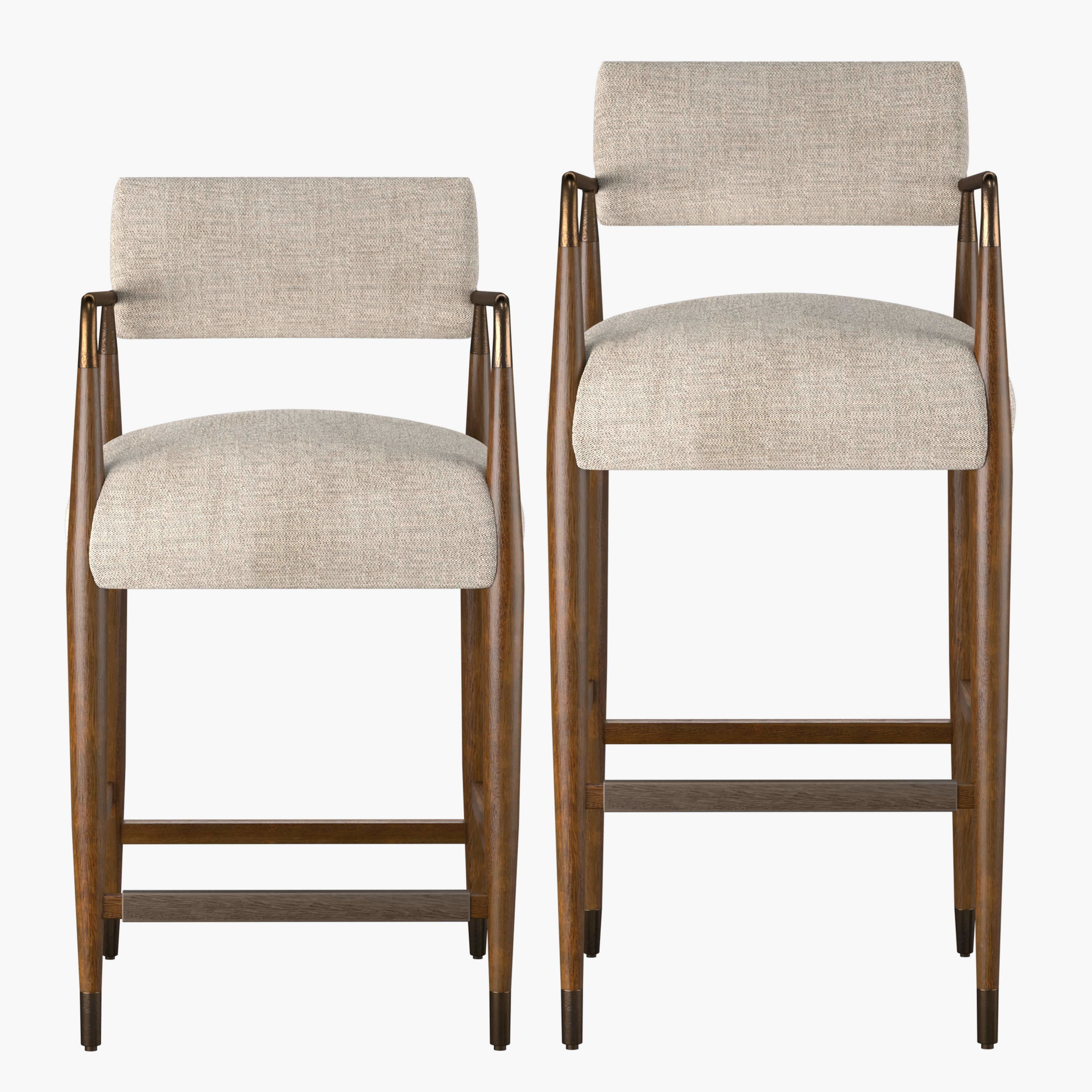 Waldon Thames Coal Bar Stool - Waldon Counter Stool 3D model_14