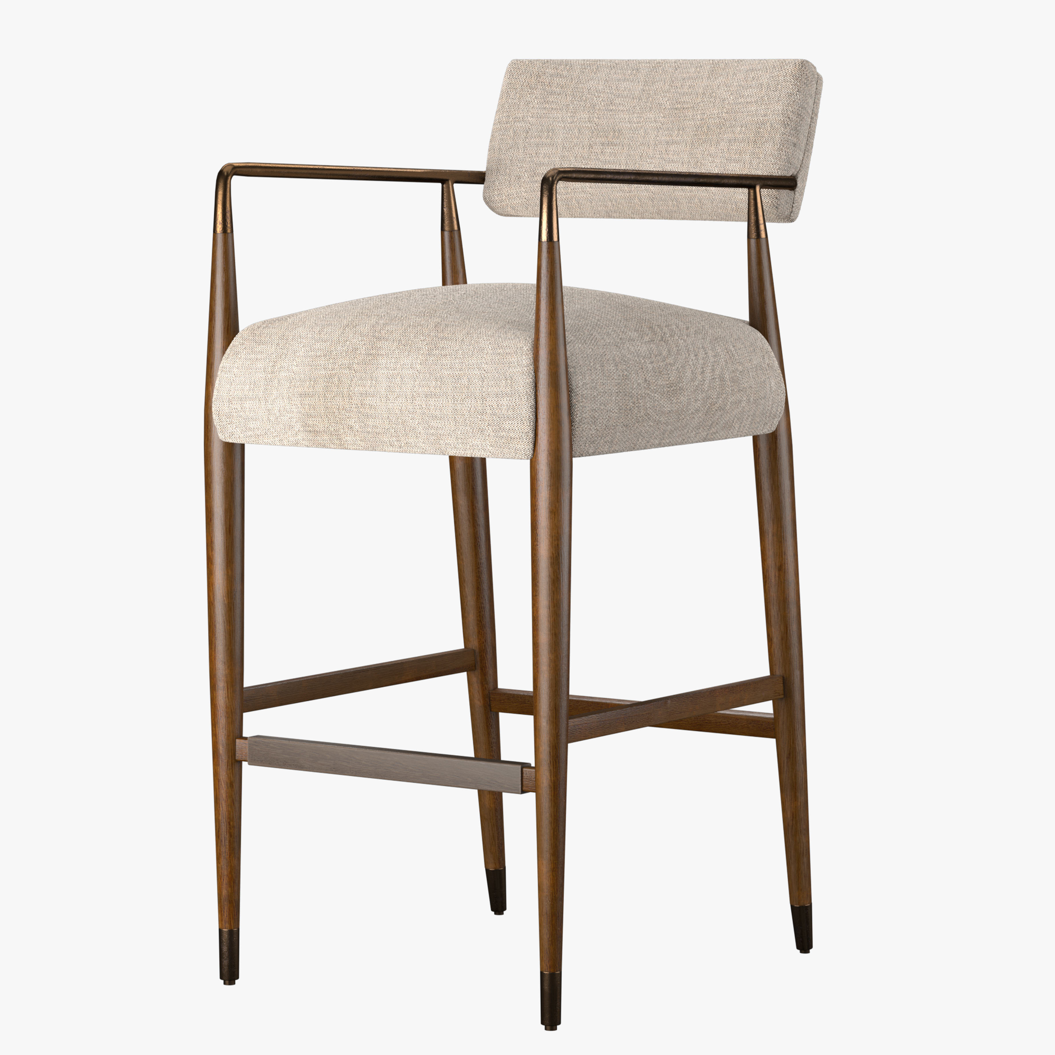 Waldon Thames Coal Bar Stool - Waldon Counter Stool 3D model_9